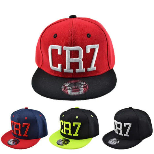 Kids' CR7, Messi & Neymar Baseball Cap – Fashion Snapback Hat for Boys & Girls